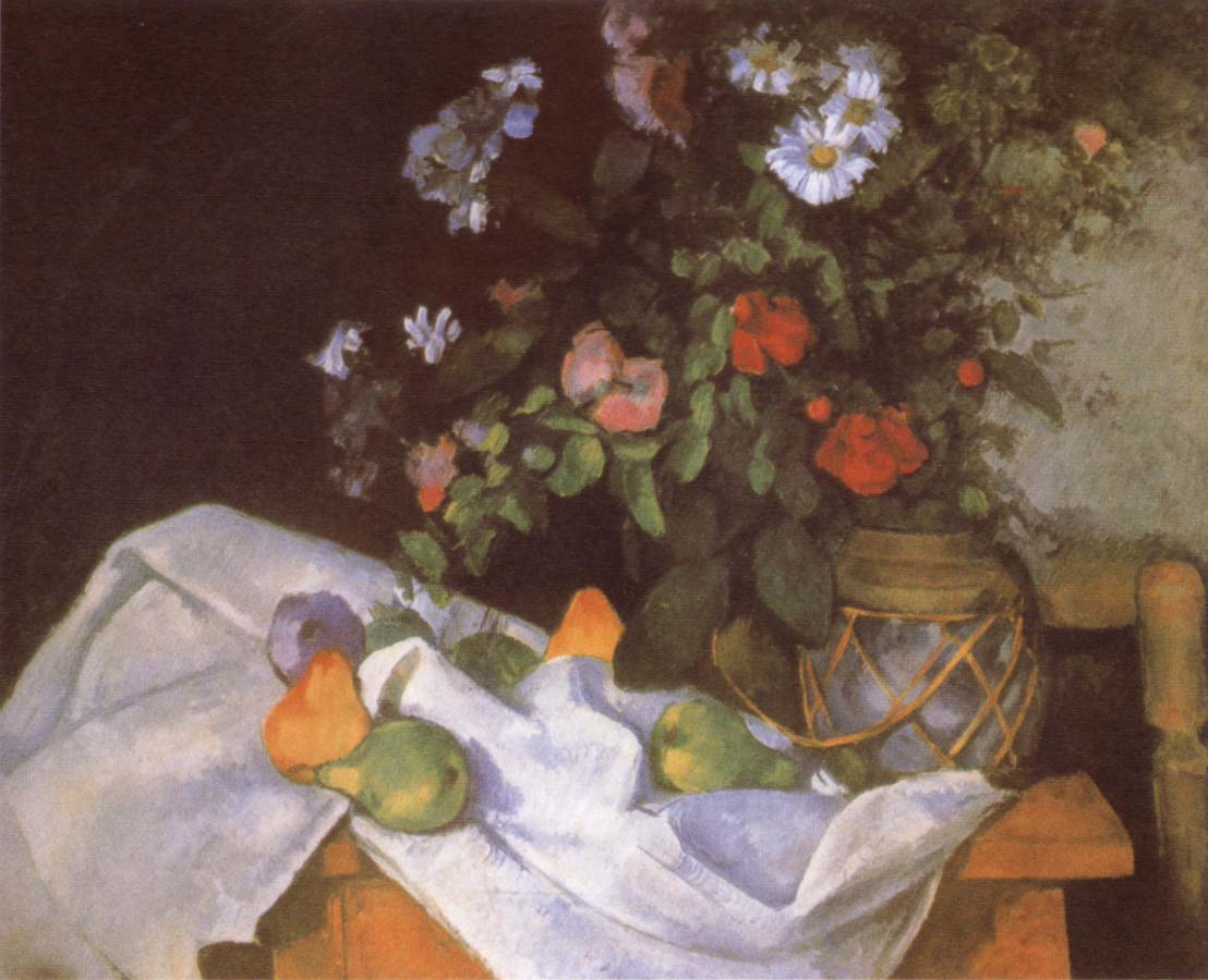 Still life with Flowers and Fruit